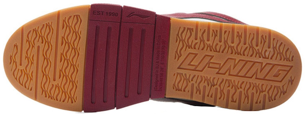 Li-Ning Wave Pro 'White Red Gum' AECR073-4 Purchase Li-Ning Wave Pro 'White Red Gum' AECR073-4