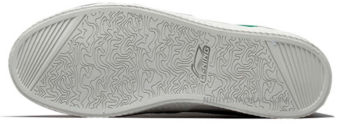 Li-Ning Wave Vintage 'Putih Hijau' Sneakers Retro AGCP315-3 Shop Li-Ning Wave Vintage 'Putih Hijau' Sneakers Retro AGCP315-3