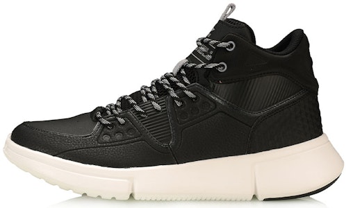 李寧 悟道2 舒適 減震 高幫 復古籃球鞋 男款 黑米白 Buy 李寧 悟道2 舒適 減震 高幫 復古籃球鞋 男款 黑米白