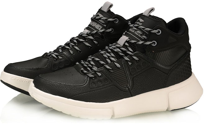 Sepatu Basket Retro Tinggi Li-Ning Way of Wade 2 'Hitam Putih Beras' AGBP079-7 Lookbook Sepatu Basket Retro Tinggi Li-Ning Way of Wade 2 'Hitam Putih Beras' AGBP079-7