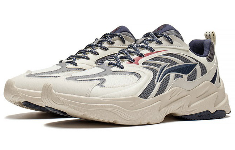 Lookbook Li-Ning Qixing 'Beige Kelabu' ARLS023-1