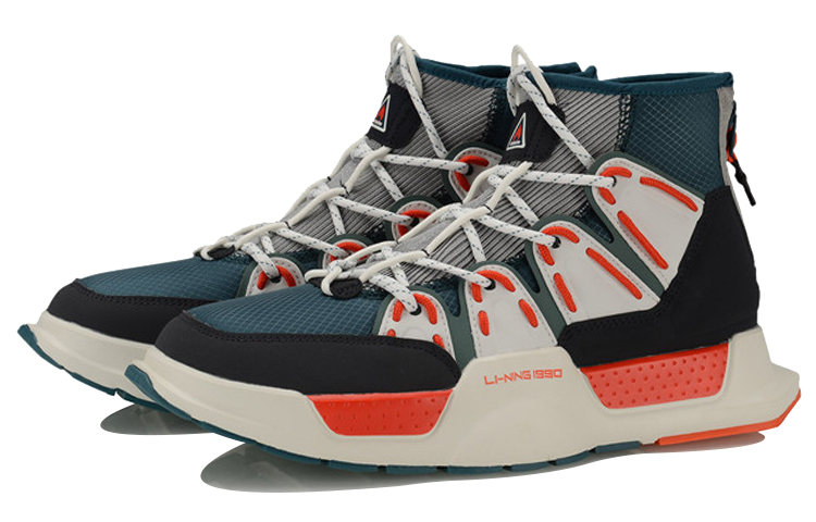 Lookbook Li-Ning Way of Wade 'Hijau Hitam High-Top' AGBP089-5