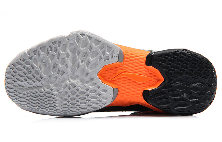 Li-Ning Way of Wade 'Grey Black Orange' 圖 5