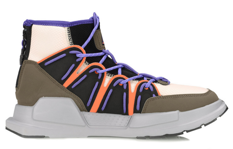 Order 李宁悟道輕便耐磨高筒復古籃球鞋男款灰綠