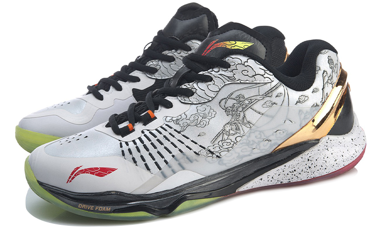 Lookbook Li-Ning Way of Wade 'Putih Hitam' AYAP013-6