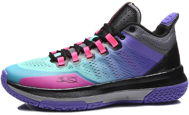Li-Ning Way of Wade Sepanjang Hari 2 'Ungu Hijau Hitam' ABPM013-1 Order Li-Ning Way of Wade Sepanjang Hari 2 'Ungu Hijau Hitam' ABPM013-1