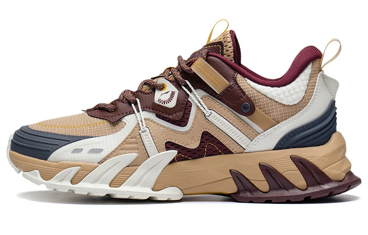 Buy LiNing李寧 逍遙行 V2 減震回彈 低筒 跑步鞋 男款 紅杉棕 反光野外