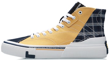 Li-Ning Weiwu Canvas HI Skate Shoes 'Yellow Black' AECR007-3 Li-Ning Weiwu Canvas HI Skate Shoes 'Yellow Black' AECR007-3