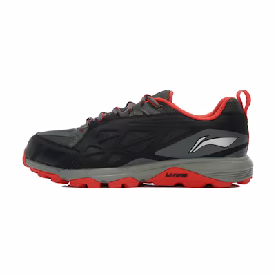 Li-Ning Wild Lightweight Running 'Black Grey Red'
