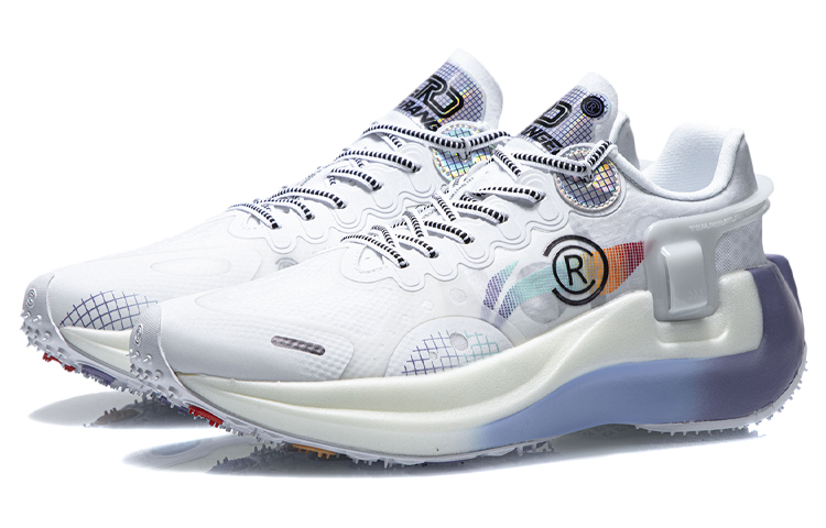 Lookbook Li-Ning Wind Ranger Essential 'Blanco Azul' ARHR041-6