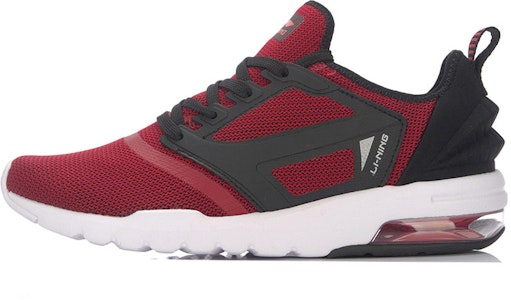 LiNing李寧 飛翼 半掌氣墊透氣慢跑鞋 黑紅 Buy LiNing李寧 飛翼 半掌氣墊透氣慢跑鞋 黑紅