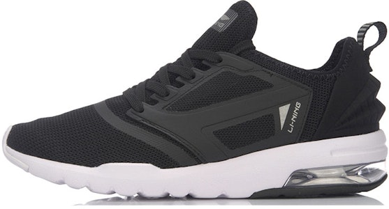 LiNing李寧 飛翼 半掌氣墊透氣跑步鞋 黑白 Buy LiNing李寧 飛翼 半掌氣墊透氣跑步鞋 黑白