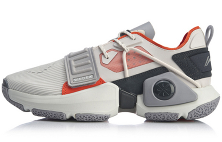 Li-Ning Wowtr Shock Absorption Basketball Shoe 'White Gray' ABBQ003-4
