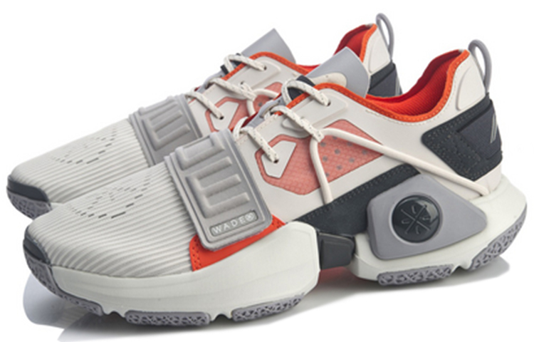 Lookbook 李宁WOWTR减震篮球鞋 '白灰' ABBQ003-4