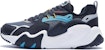 Li-Ning X-Claw Lite Wntr 'Hitam Kelabu Biru' Sneakers AGCS347-1