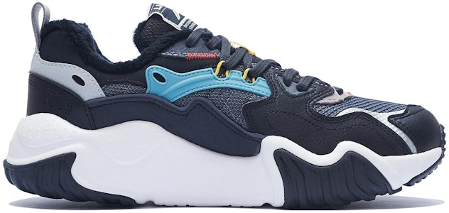 LiNing李寧 貓爪 Lite Wntr 防滑耐磨防水保暖 低筒 運動休閒鞋 黑灰藍 Order LiNing李寧 貓爪 Lite Wntr 防滑耐磨防水保暖 低筒 運動休閒鞋 黑灰藍