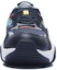 Shop Li-Ning X-Claw Lite Wntr 'Hitam Kelabu Biru' Sneakers AGCS347-1