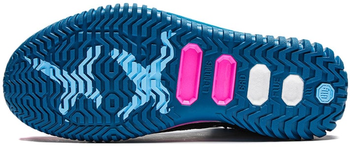 英雄联盟 x 李宁 - 反伍3 金克丝 减震耐磨回彈輕便 中幫 籃球鞋 男款 黑藍 Details for 英雄联盟 x 李宁 - 反伍3 金克丝 减震耐磨回彈輕便 中幫 籃球鞋 男款 黑藍