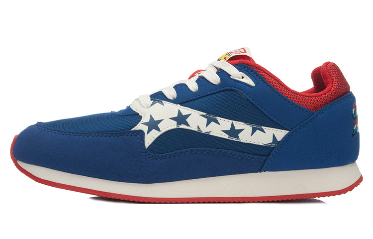 Li-Ning x Marvel Running Shoes 'Captain America White Red Blue' ALCK141-6