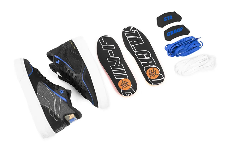 Li-Ning STA 180 STAHOOD Skate Shoes 'Black Blue' 圖 7