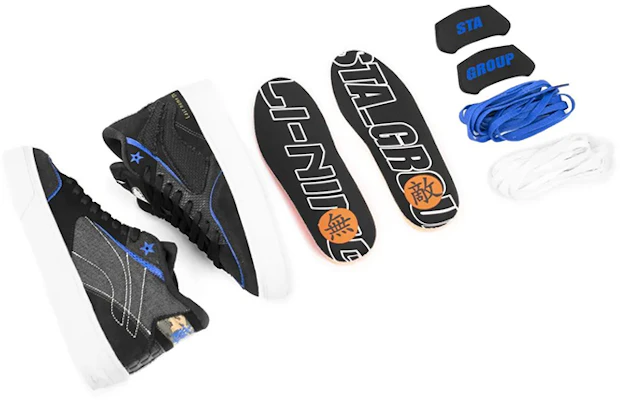 Li-Ning x STA 180 STAHOOD Skate Schuhe ''Schwarz Blau'' AECR125-2 Sizing Li-Ning x STA 180 STAHOOD Skate Schuhe ''Schwarz Blau'' AECR125-2
