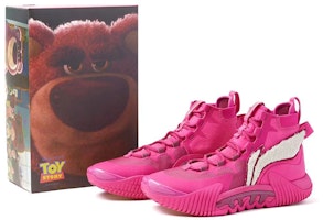 Disney/迪士尼 x LiNing李寧 反伍2 迪士尼聯名款 草莓熊 耐磨防滑 高筒 實戰籃球鞋 男款 草莓熊粉 Details for Disney/迪士尼 x LiNing李寧 反伍2 迪士尼聯名款 草莓熊 耐磨防滑 高筒 實戰籃球鞋 男款 草莓熊粉