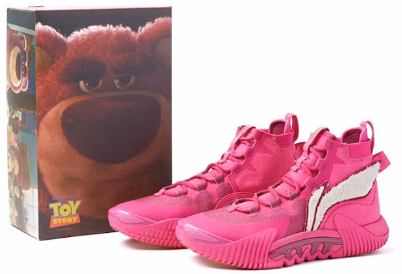 Li-Ning x Toy Story BadFive 2 'Lotso Stroberi Beruang Kotak Spesial' ABFR015-1 Details for Li-Ning x Toy Story BadFive 2 'Lotso Stroberi Beruang Kotak Spesial' ABFR015-1