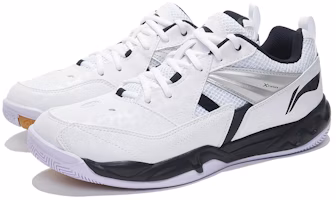 LiNing李寧 小羽 織物 防滑耐磨 低幫 羽毛球鞋 白黑色 Lookbook LiNing李寧 小羽 織物 防滑耐磨 低幫 羽毛球鞋 白黑色