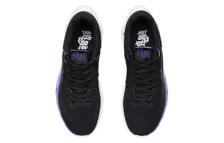 Shop LiNing李寧 逍遙 耐磨透氣 低筒 跑步鞋 黑色