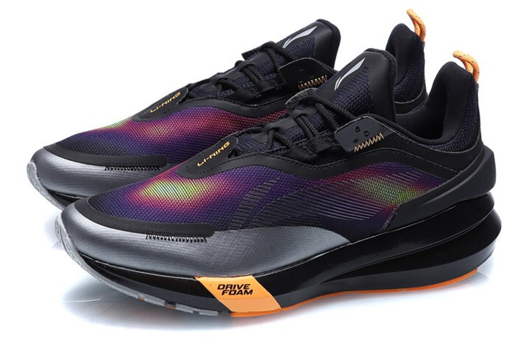 Lookbook Li-Ning XingYao Shield 'Hitam Jingga' ARHQ129-1