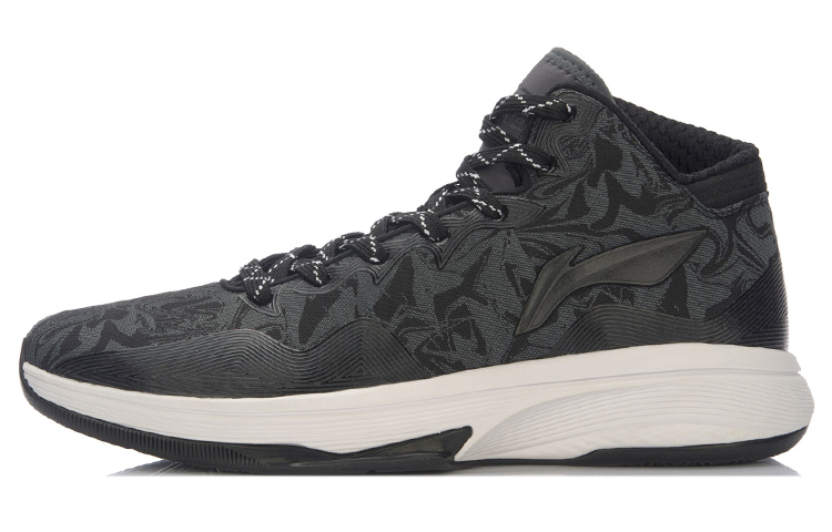 Buy LiNing李寧 云減震中筒場地籃球鞋 黑白