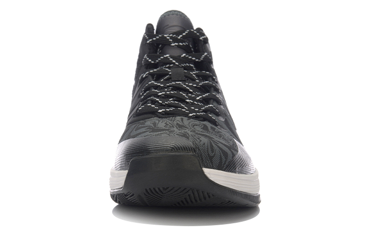 Shop LiNing李寧 云減震中筒場地籃球鞋 黑白