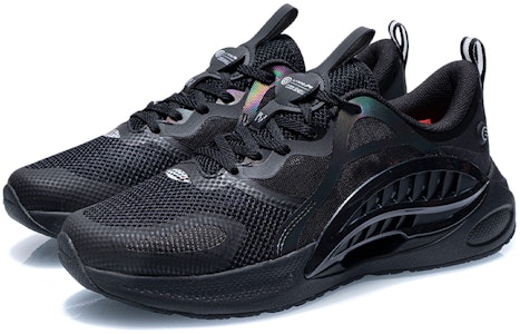 LiNing李寧 羿星 冰爽 透氣 低幫 跑步鞋 男款 黑色 Lookbook LiNing李寧 羿星 冰爽 透氣 低幫 跑步鞋 男款 黑色