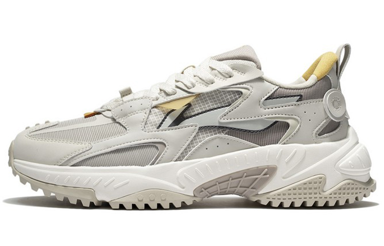 Buy LiNing李寧 越川 經典 回彈減震防滑耐磨 低幫 運動休閒鞋 男款 燕麥灰