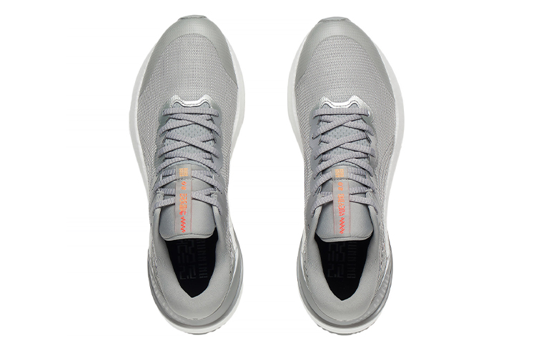 Lookbook LiNing李寧 越影2.0 穩定 支撐 低幫 跑步鞋 男款 灰銀