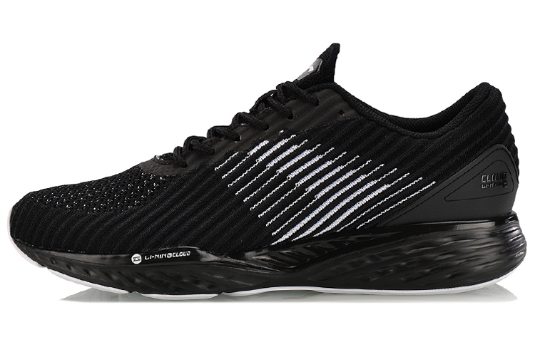 Buy 李宁 云 一體織回彈減震跑步鞋 黑色