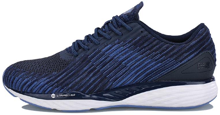 李寧 云 一體織回彈減震跑步鞋 藍色 Buy 李寧 云 一體織回彈減震跑步鞋 藍色