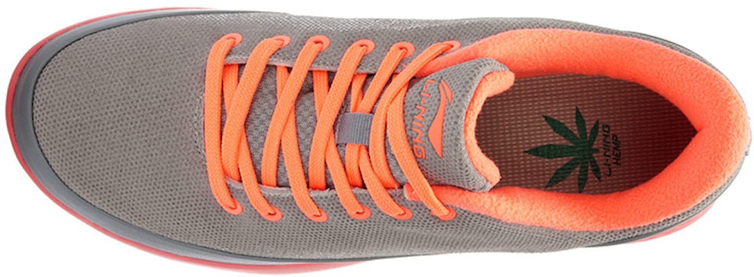 Li-Ning Yun Cushion Comfort Running 'Grey Orange' ACGJ052-2 Shop Li-Ning Yun Cushion Comfort Running 'Grey Orange' ACGJ052-2