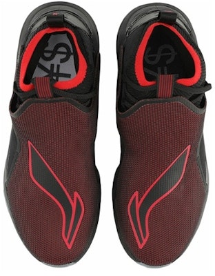Li-Ning YuShuai 12 'Hitam Merah' ABAN025-2 Lookbook Li-Ning YuShuai 12 'Hitam Merah' ABAN025-2