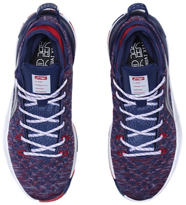 Li-Ning Yushuai 13 Low C.J. McCollum 'Biru' Sneakers ABAP095-3 Shop Li-Ning Yushuai 13 Low C.J. McCollum 'Biru' Sneakers ABAP095-3