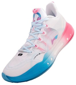 李宁 驭帅 14 Low 䨻 減震防滑耐磨 低幫 實戰籃球鞋 男女同款 白藍粉 Shop 李宁 驭帅 14 Low 䨻 減震防滑耐磨 低幫 實戰籃球鞋 男女同款 白藍粉