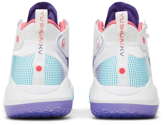Li-Ning Yushuai 15 'White Purple Turquoise' ABAR043-1 Details for Li-Ning Yushuai 15 'White Purple Turquoise' ABAR043-1