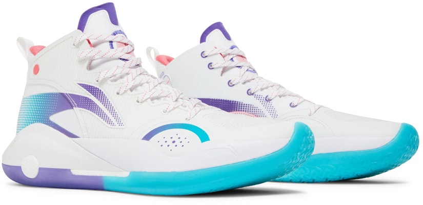 Li-Ning Yushuai 15 'White Purple Turquoise' ABAR043-1 Cheap Li-Ning Yushuai 15 'White Purple Turquoise' ABAR043-1