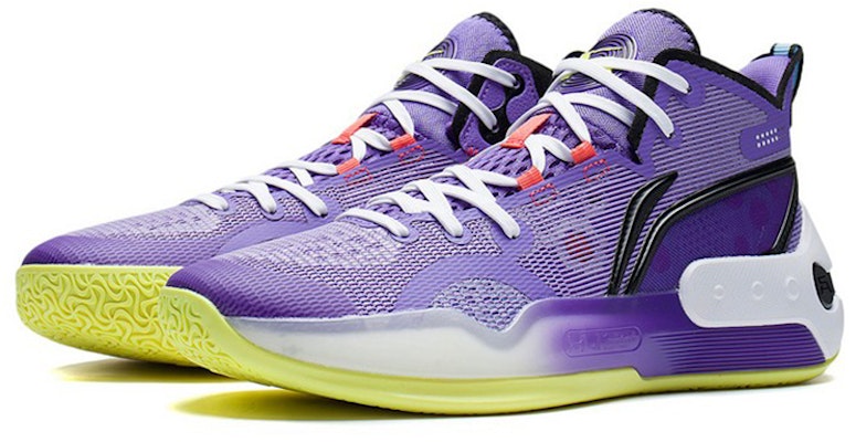 Li-Ning Yushuai 16 Mid 'Purple Yellow' ABAS053-2 Lookbook Li-Ning Yushuai 16 Mid 'Purple Yellow' ABAS053-2