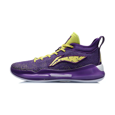 Li-Ning Yushuai XIII PRM Low Basketball Shoes 'Purple Yellow'