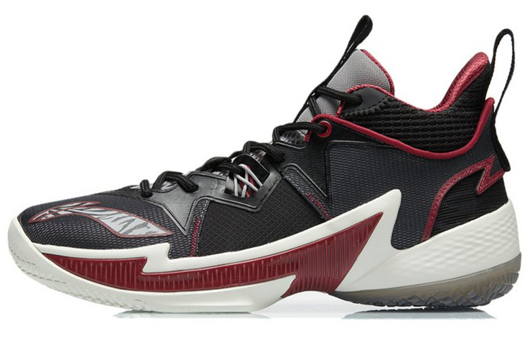 Li-Ning Zhengfeng Mid 'Black Red' ABAR083-1