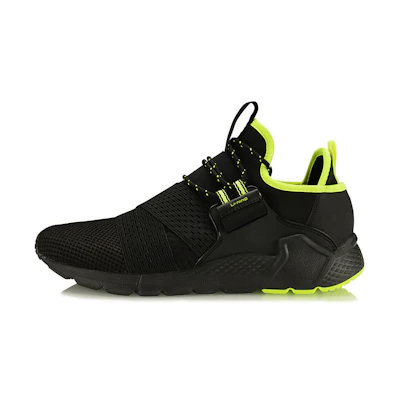 Li-Ning Zipcode Low 'Black Green Sock Fashion'