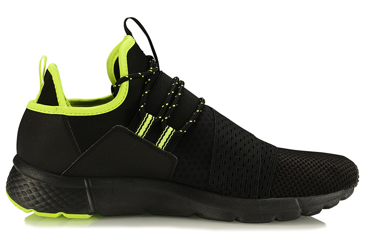 Li-Ning Zipcode Low 'Black Green Sock Fashion' 圖 2