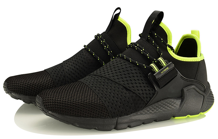 Li-Ning Zipcode Low 'Black Green Sock Fashion' 圖 3