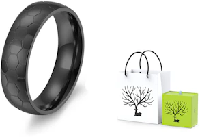 Libalu Titanium Steel Soccer Club World Cup Ring - Trendy Student Design LBL1093 Libalu Titanium Steel Soccer Club World Cup Ring - Trendy Student Design LBL1093